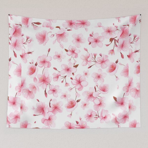 Item preview, Elegant Pink Sakura Flowers Patterned designed and sold by Ins-by-NP.