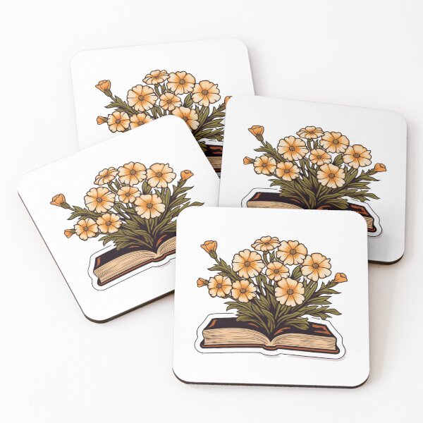 Item preview, Flowers Growing From Book Reading designed and sold by Genoslugcs.