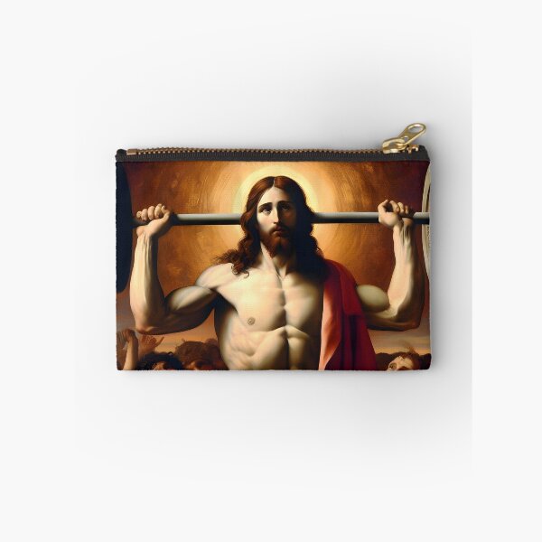 Item preview, Jesus, The Ultimate Deadlifter–The Marvel of Muscle and Miracles designed and sold by ignasirus.