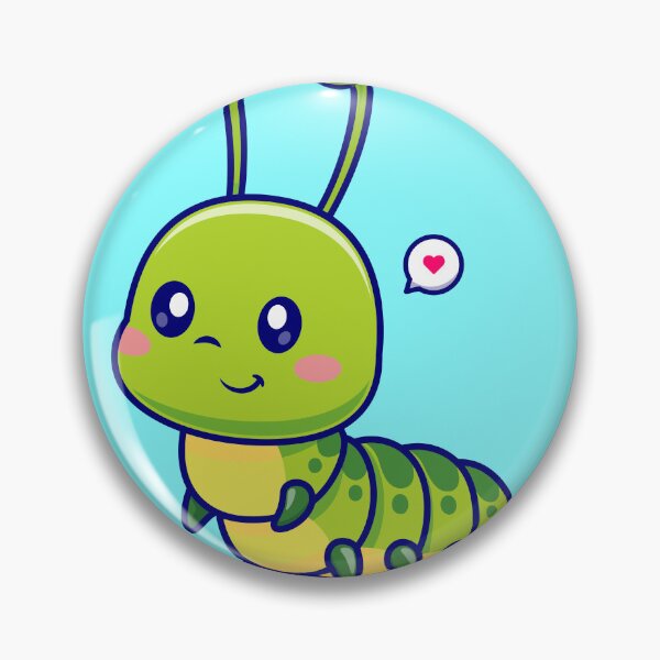 Item preview, Cute Caterpillar Standing Cartoon Vector Icon Illustration designed and sold by hjian8219.