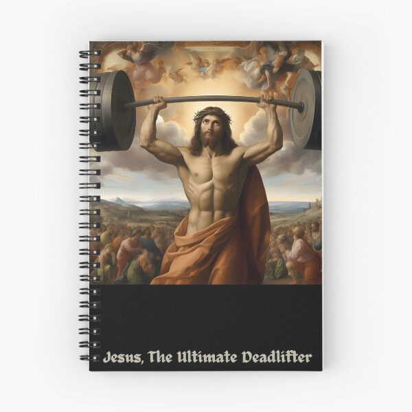 Item preview, Jesus, The Ultimate Deadlifter–The Undisputed Champion of Extreme Bubblegum Bubble Blowing designed and sold by ignasirus.