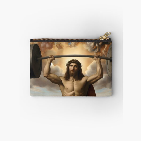 Item preview, Jesus, The Ultimate Deadlifter–The Undisputed Champion of Extreme Bubblegum Bubble Blowing designed and sold by ignasirus.
