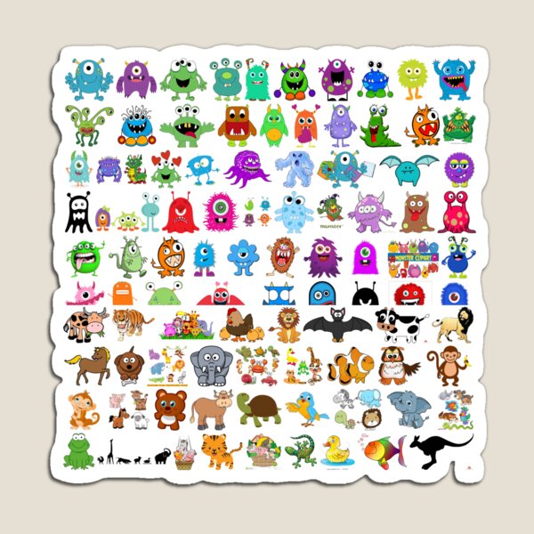 Monsters, Animals Magnet