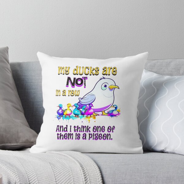 Item preview, Ducks in a row... and a pigeon designed and sold by TempoTees.