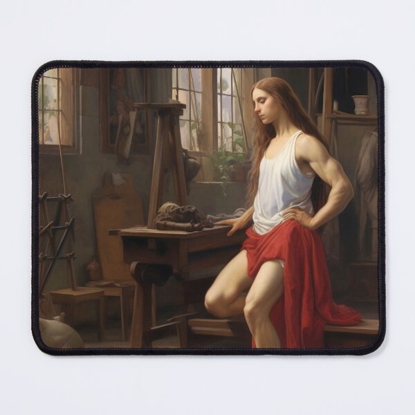 Item preview, Mary Magdalene's Fitness Journey–MUSCLE AND MERCY : Disciple Mary of Magdala, The Ultimate Bodybuilding Buff of 'Jesus, The Ultimate Deadlifter' designed and sold by ignasirus.