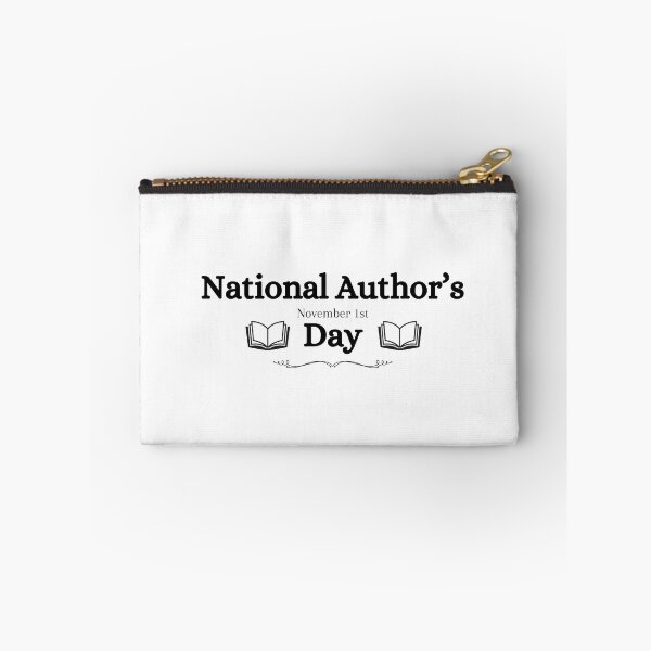 Item preview, National Author's Day November 1st books design in black and white. designed and sold by Susan-Marie220.