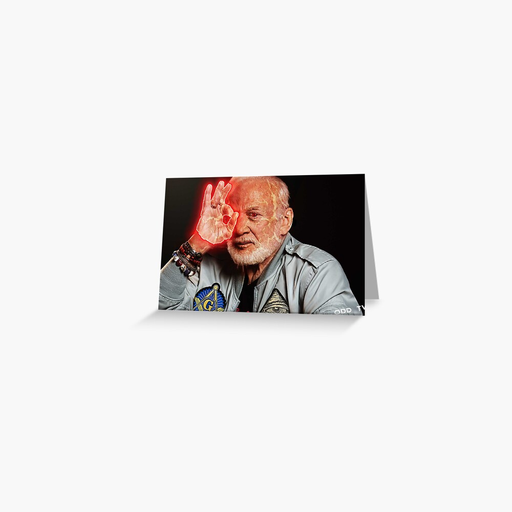 Item preview, Greeting Card designed and sold by ODDTV.