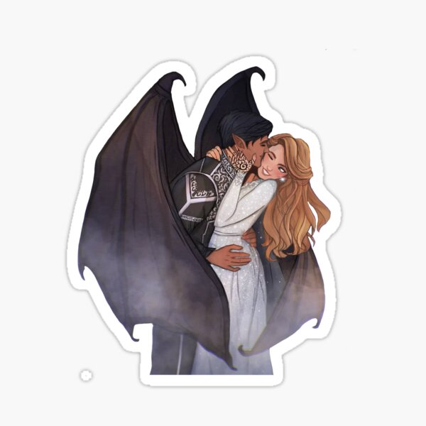 Item preview, Rhysand and Feyre designed and sold by TinyBubbleTinks.