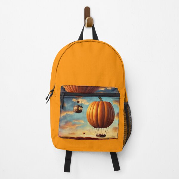Item preview, Pumpkin Hot Air Balloons in the Twilight Sky designed and sold by DreamyEscapism.