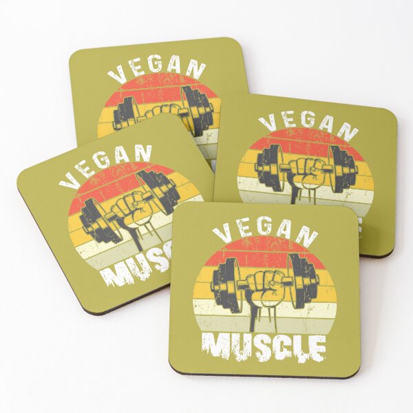 Item preview, Vida basada en plantas musculares veganas designed and sold by ArtMeetsPizza.
