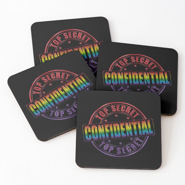 Item preview, Top Secret Confidential Rainbow LGBT designed and sold by TheirChoice.