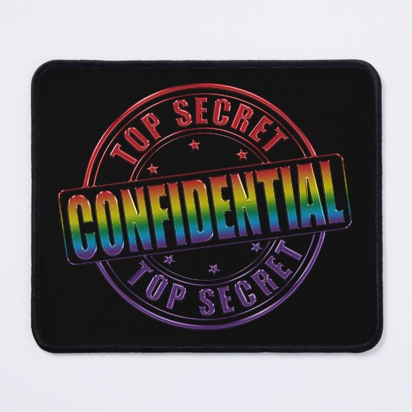 Item preview, Top Secret Confidential Rainbow LGBT designed and sold by TheirChoice.