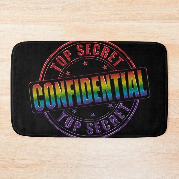Item preview, Top Secret Confidential Rainbow LGBT designed and sold by TheirChoice.