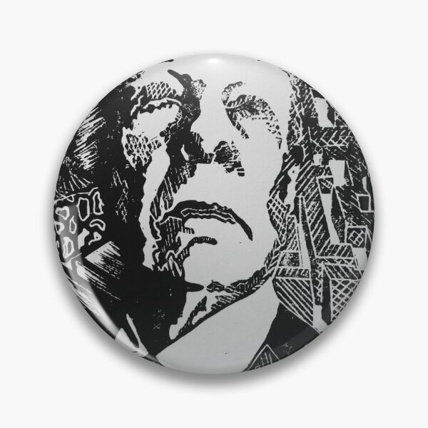 Item preview, Jorge Luis Borges, linocut designed and sold by John Paul Neufeld.