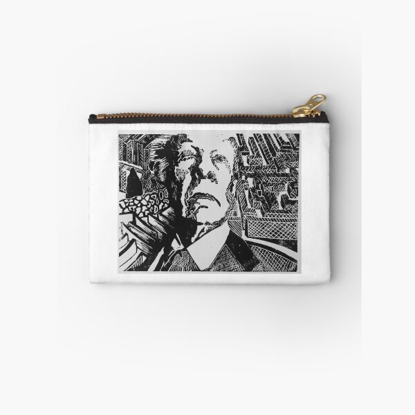 Item preview, Jorge Luis Borges, linocut designed and sold by John Paul Neufeld.