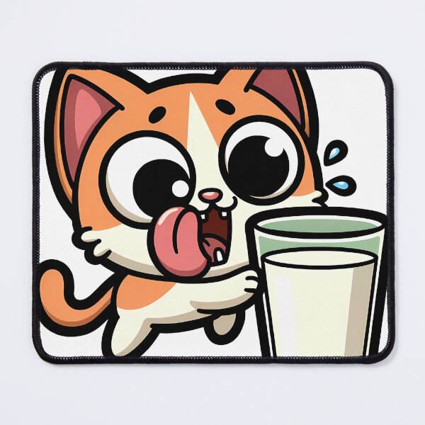 Item preview, Mischief Milk-Sipper Kitten designed and sold by TheInkNook.