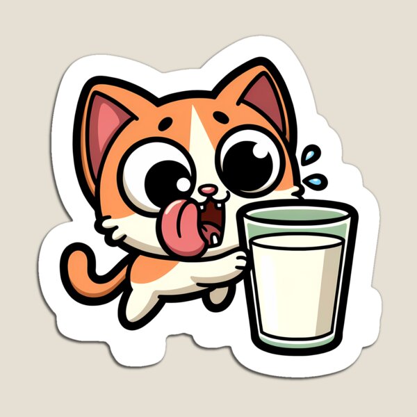 Item preview, Mischief Milk-Sipper Kitten designed and sold by TheInkNook.