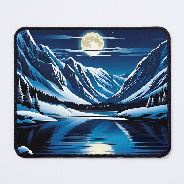 Item preview, Noche tranquila de invierno designed and sold by RecklessBoon.