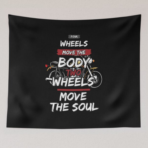Item preview, TWO WHEELS MOVE THE SOUL / MOTORCYCLE PASSION designed and sold by MoreThanMotors.