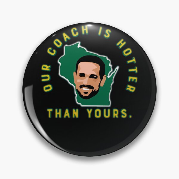 Item preview, Aaron Rodgers Our Coach Is Hotter Than Yours Matt LaFleur Essential T-Shirt designed and sold by LisbethFritzf.