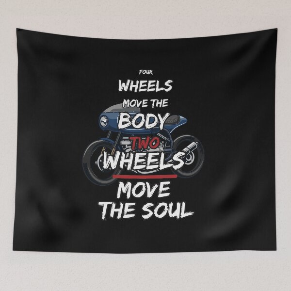 Item preview, TWO WHEELS MOVE THE SOUL / MOTORCYCLE PASSION designed and sold by MoreThanMotors.
