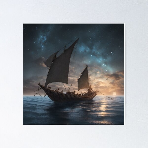 Item preview, Starry Seascape designed and sold by TheOmiverse.