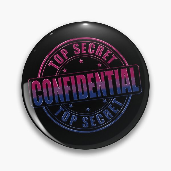 Item preview, Top Secret Confidential Bisexual Pride Colors designed and sold by TheirChoice.