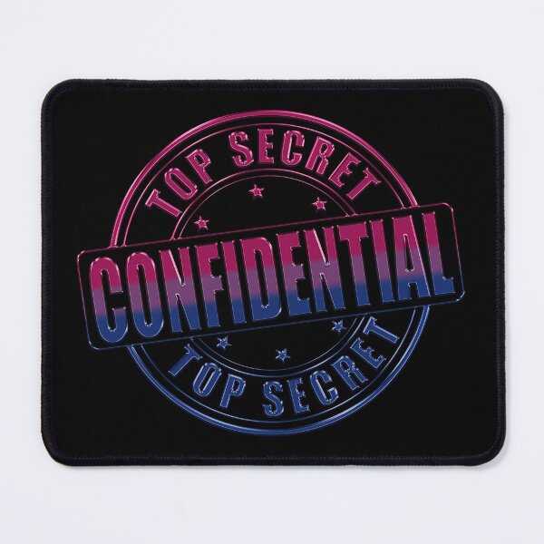 Item preview, Top Secret Confidential Bisexual Pride Colors designed and sold by TheirChoice.