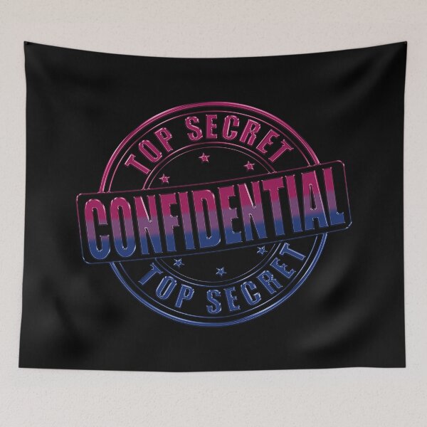 Item preview, Top Secret Confidential Bisexual Pride Colors designed and sold by TheirChoice.