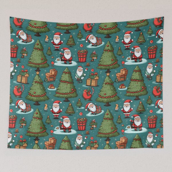 Item preview, Christmas trees and santa claus designed and sold by PrintablePalace.