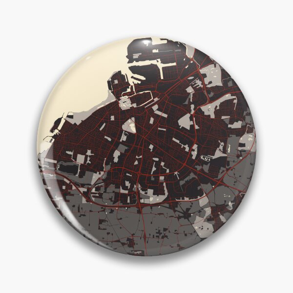 Item preview, Malmo City Map of Scania, Sweden - Vector designed and sold by deMAP.