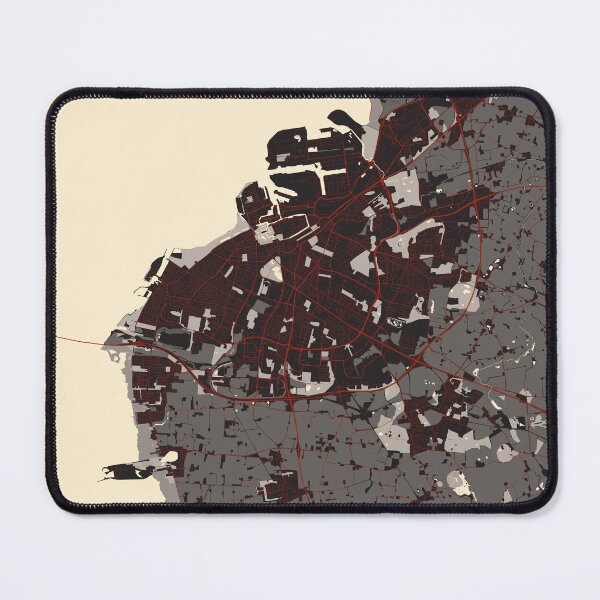Item preview, Malmo City Map of Scania, Sweden - Vector designed and sold by deMAP.