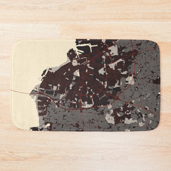 Item preview, Malmo City Map of Scania, Sweden - Vector designed and sold by deMAP.