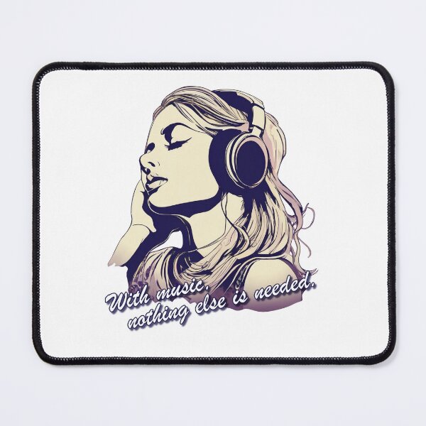 Item preview, Woman listening to music designed and sold by shigu81.