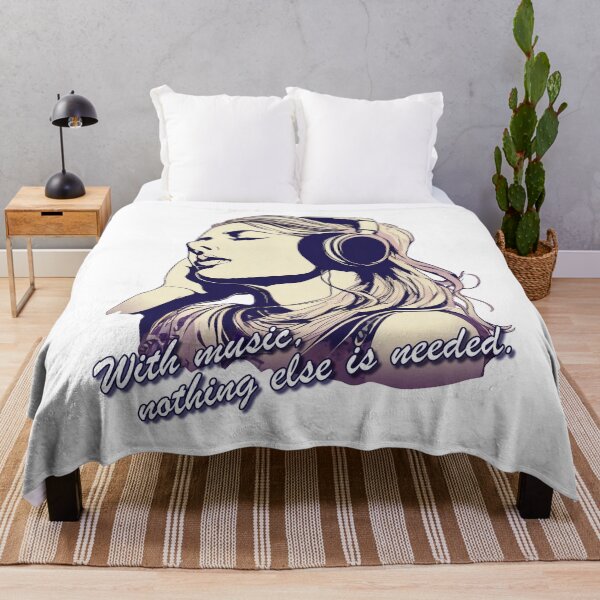 Item preview, Woman listening to music designed and sold by shigu81.