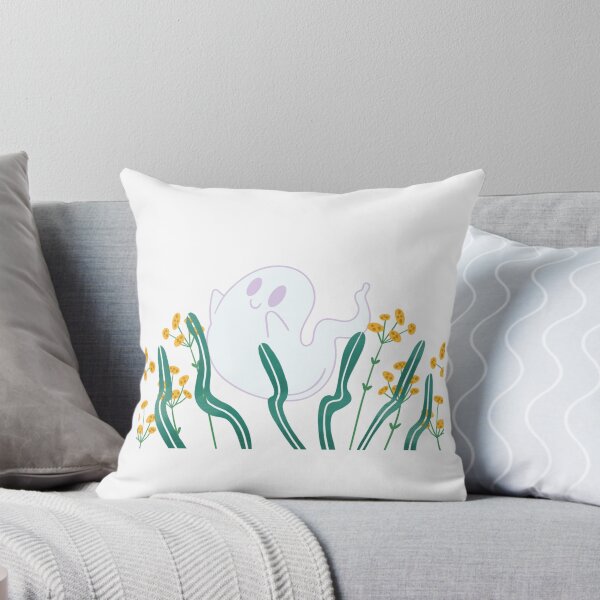 Item preview, Bedsheet Ghost in Yellow Flowers designed and sold by AlteredNature.