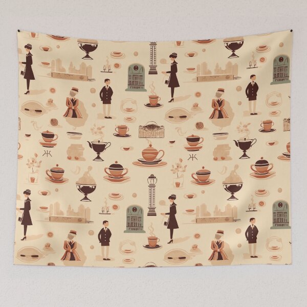 Item preview, Café Conversations designed and sold by natthaaekf.