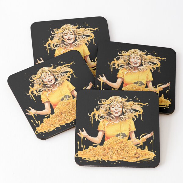Item preview, Girl Eating Spaghetti designed and sold by D-CuteArt.