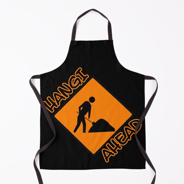 Item preview, Hangi Ahead. Great road sign and delicious. Next time you are on the road, look out, there may be a Hangi Ahead. designed and sold by BobsArt.