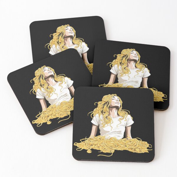 Item preview, Girl Eating Spaghetti designed and sold by D-CuteArt.