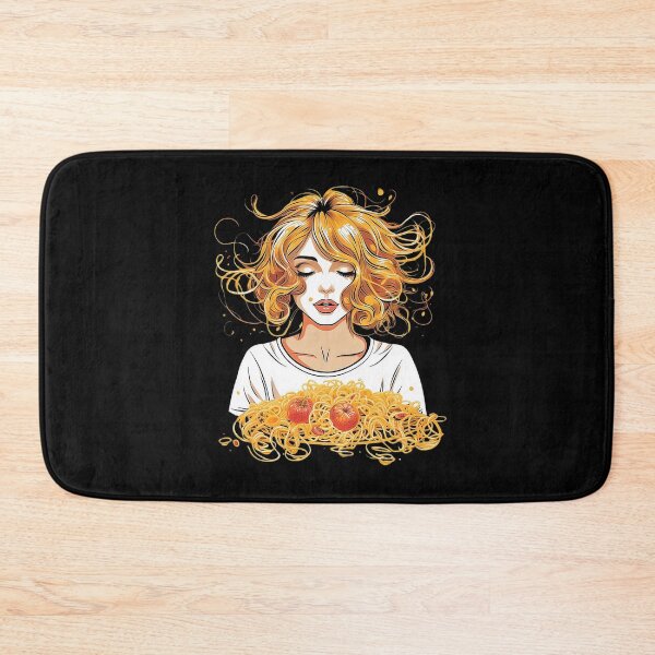 Item preview, Girl Eating Spaghetti designed and sold by D-CuteArt.