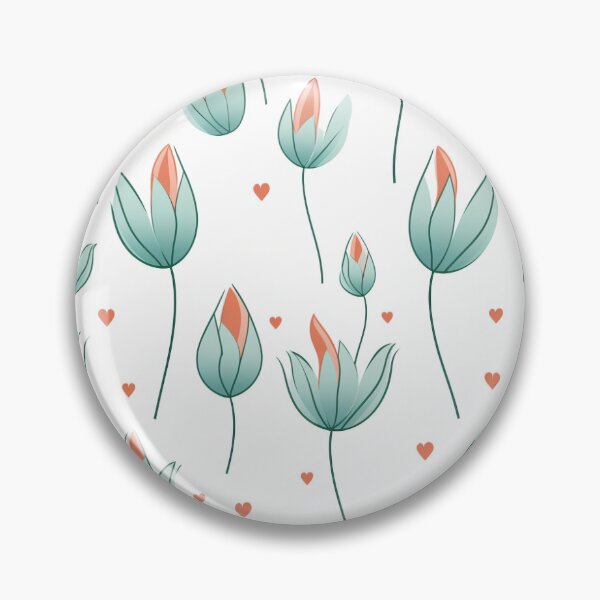Item preview, Minimal Floral Pattern No.2 designed and sold by exitbird.