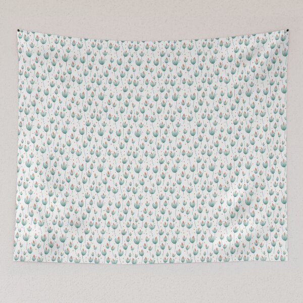 Item preview, Minimal Floral Pattern No.2 designed and sold by exitbird.