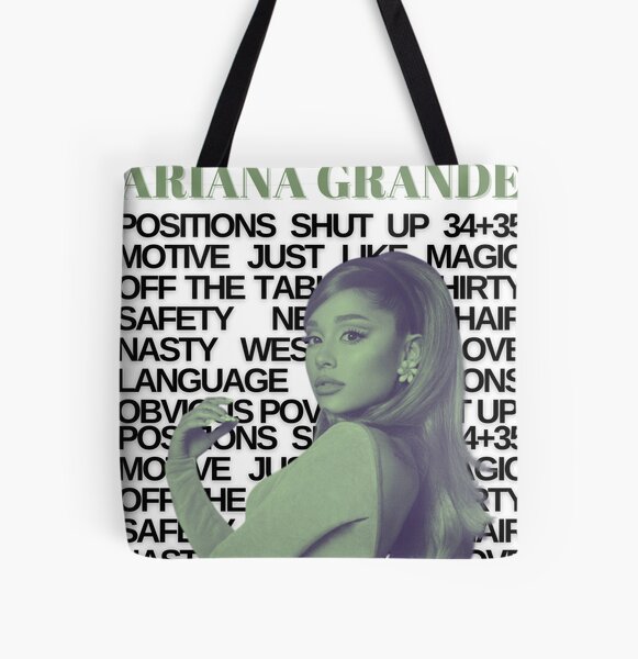 Ariana Grande Positions Tote Bag Handmade Embroidery Tote 