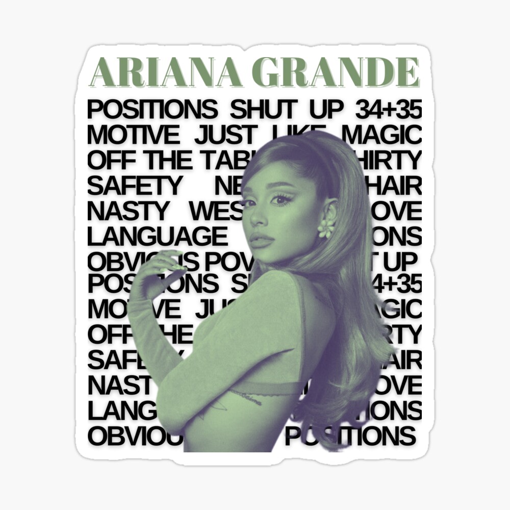 Ariana Grande Album Cover Digital Poster Pack