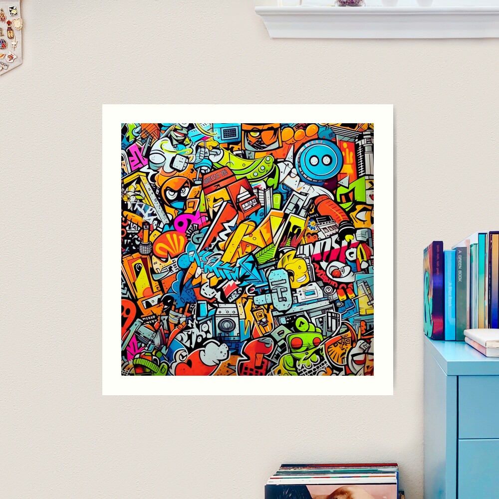 Graffiti Street Art - 90's Vibe
