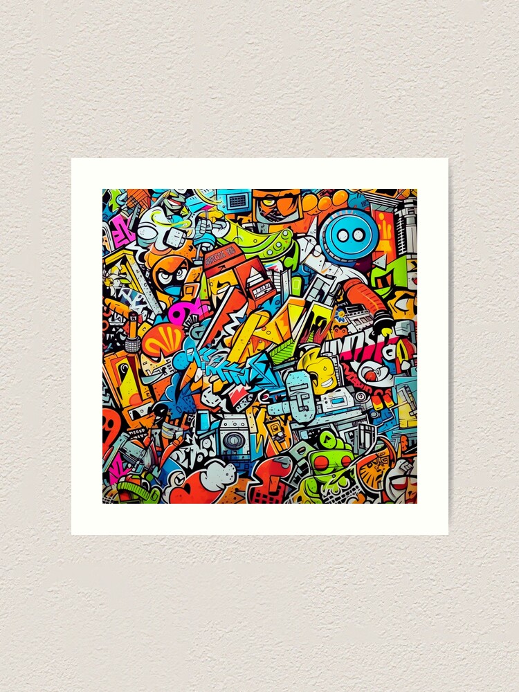 Graffiti Street Art - 90's Vibe