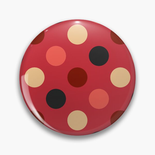 Item preview, Circle dot pattern on red background designed and sold by NAGNE.