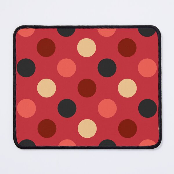 Item preview, Circle dot pattern on red background designed and sold by NAGNE.