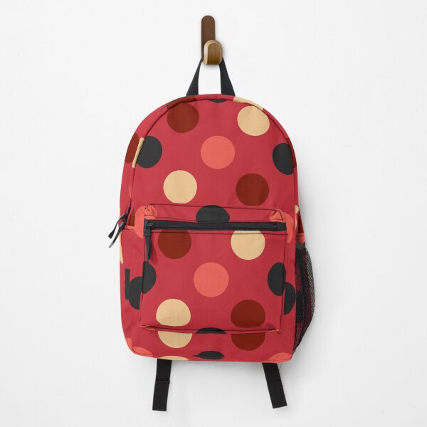 Item preview, Circle dot pattern on red background designed and sold by NAGNE.